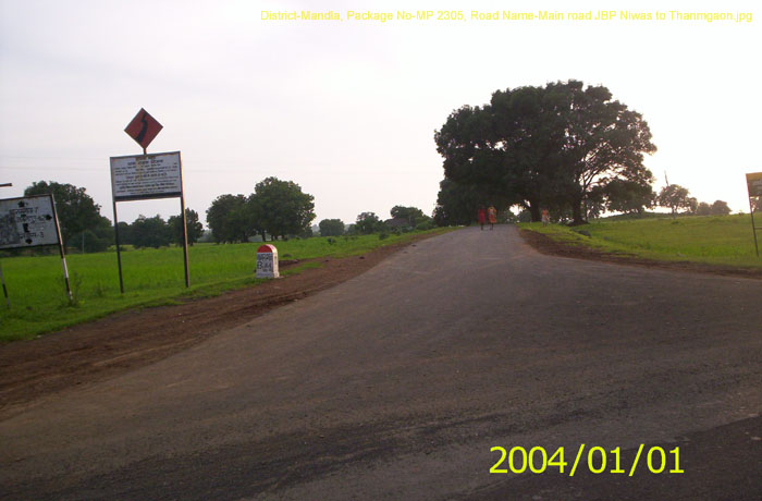 District-Mandla, Package No-MP 2305, Road Name-Main road JBP Niwas to Thanmgaon